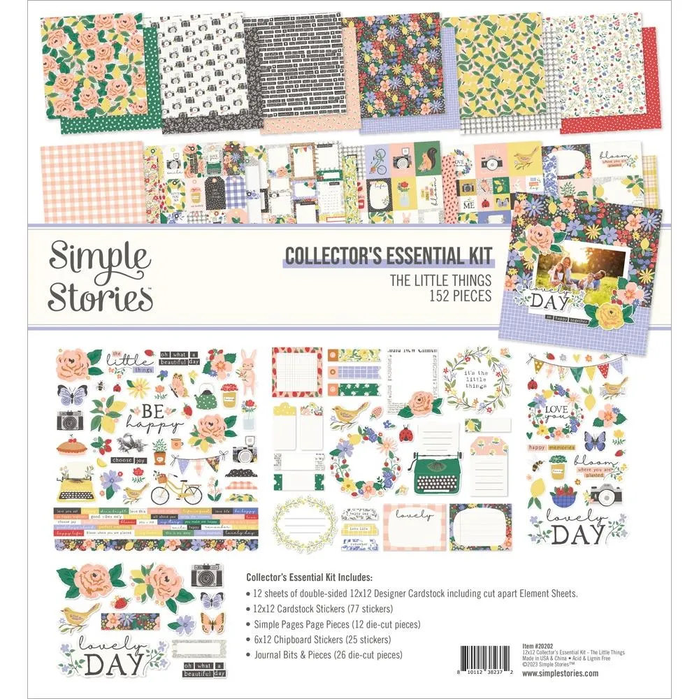 Simple Stories Collector's Essential Kit 12"X12" The Little Things*