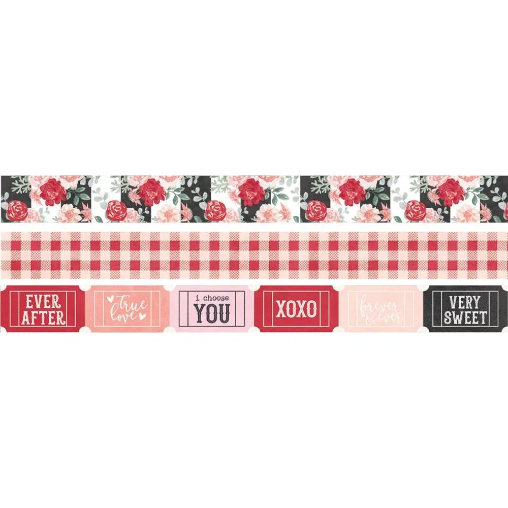Simple Stories Kissing Booth Washi Tape 3 pack*