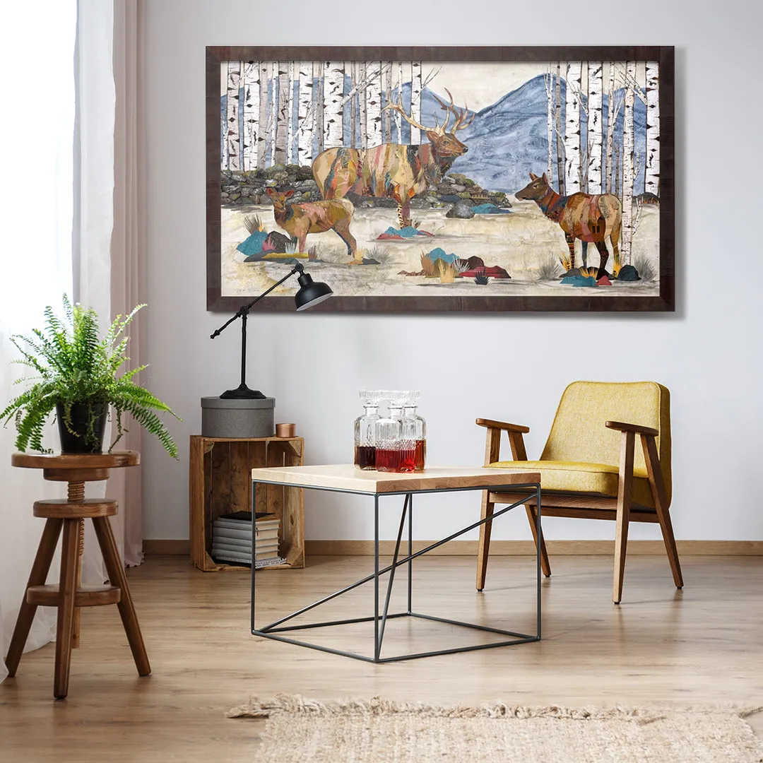 STONEWALL ELK original paper collage