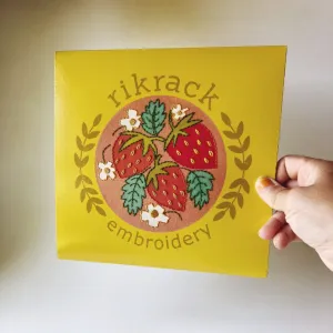 Strawberries Embroidery Kit | DIY