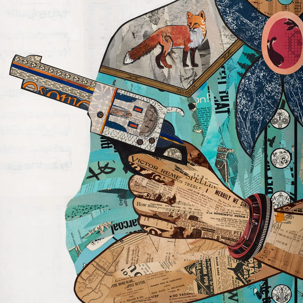 SWIFT AS A FOX original paper collage