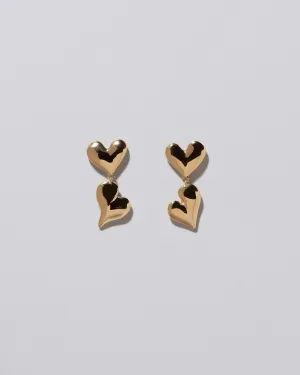 Thousand & One Night Heart Drop Earrings