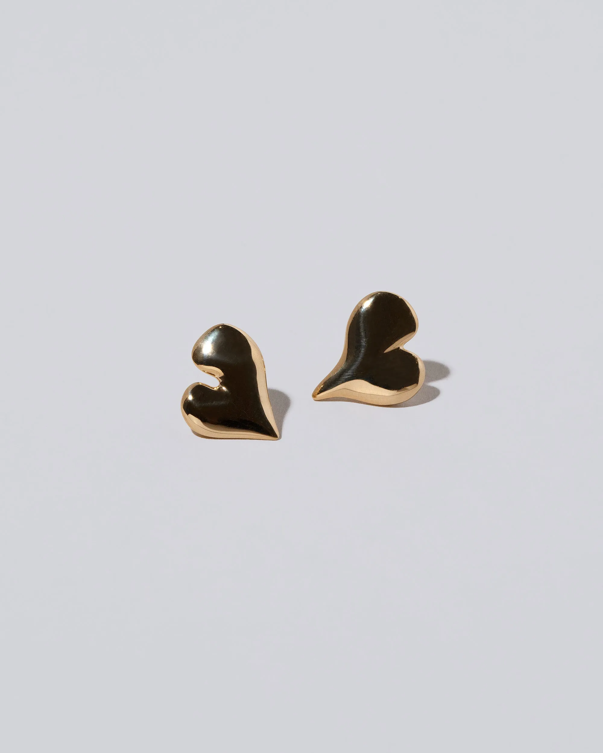 Thousand & One Night Heart Stud Earrings - Large
