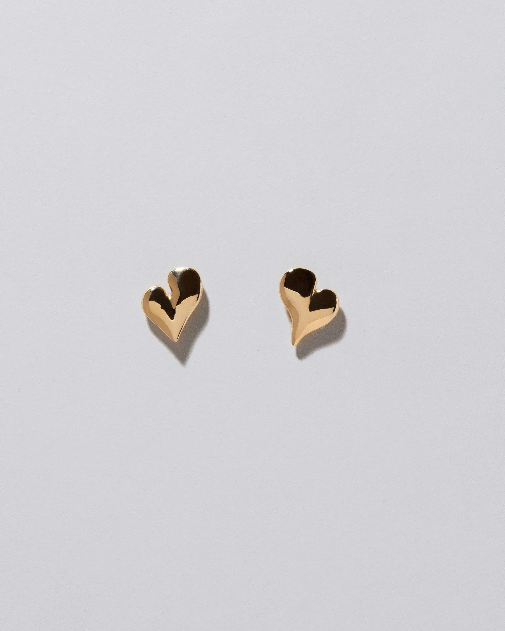 Thousand & One Night Heart Stud Earrings - Large