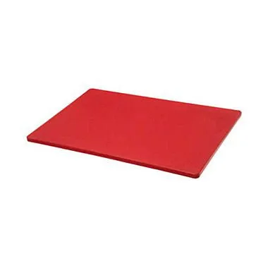 Thunder Group PLCB181205RD 18" X 12" X 1/2" Red Rectangular Polyethylene Cutting Board
