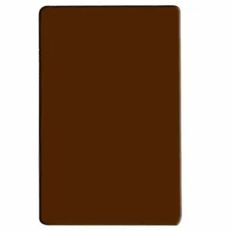 Thunder Group PLCB201505BR 20" X 15" X 1/2" Brown Rectangular Polyethylene Cutting Board