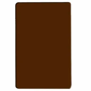 Thunder Group PLCB201505BR 20" X 15" X 1/2" Brown Rectangular Polyethylene Cutting Board