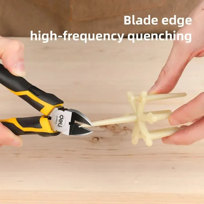 Universal Plastic Nippers - Mini Diagonal Pliers for Electricians