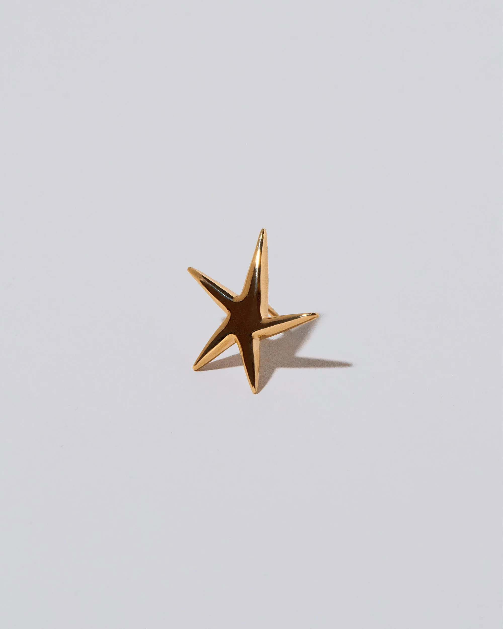 Verve Five Point Star Stud Earrings - Large