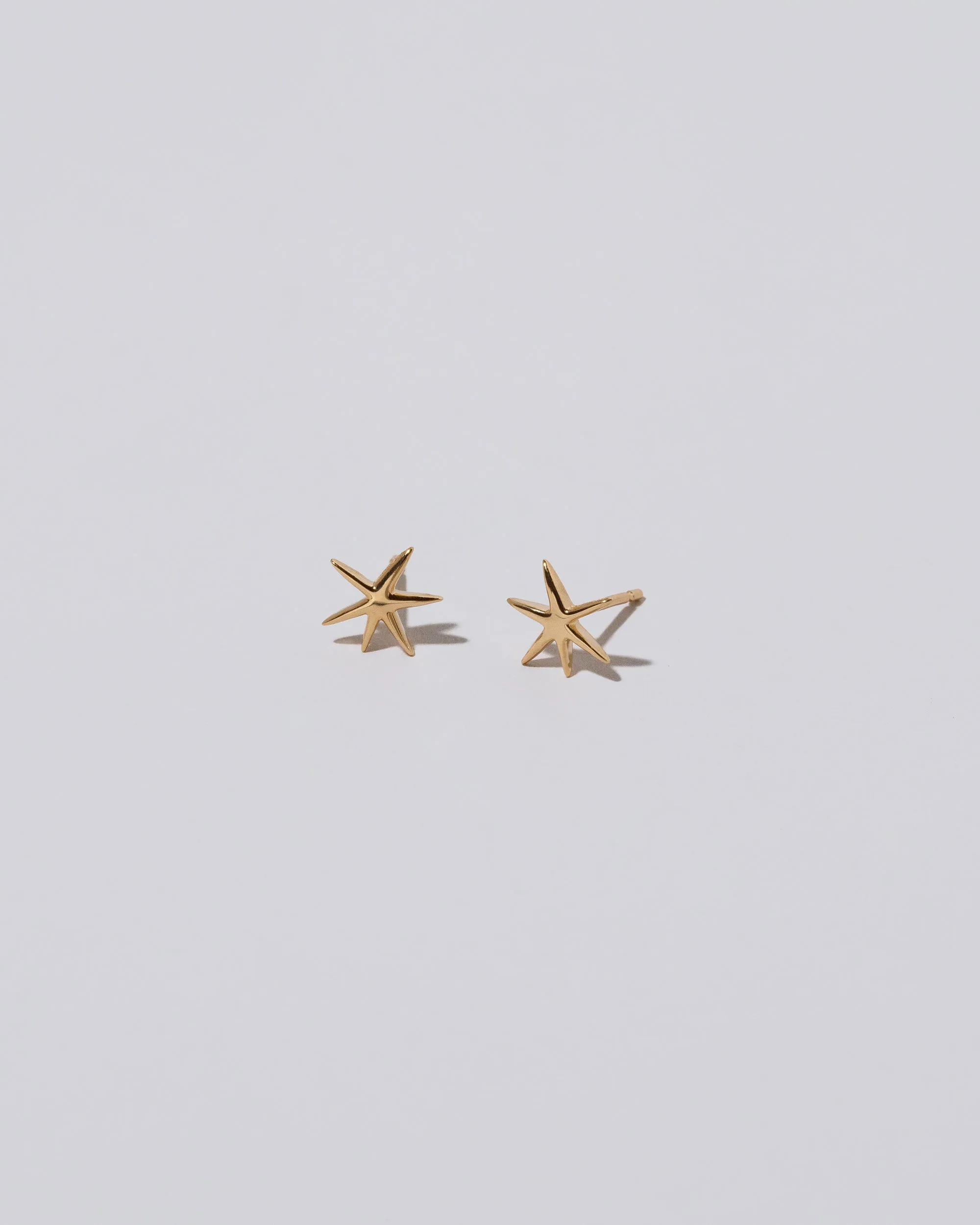 Verve Six Point Star Stud Earrings - Small