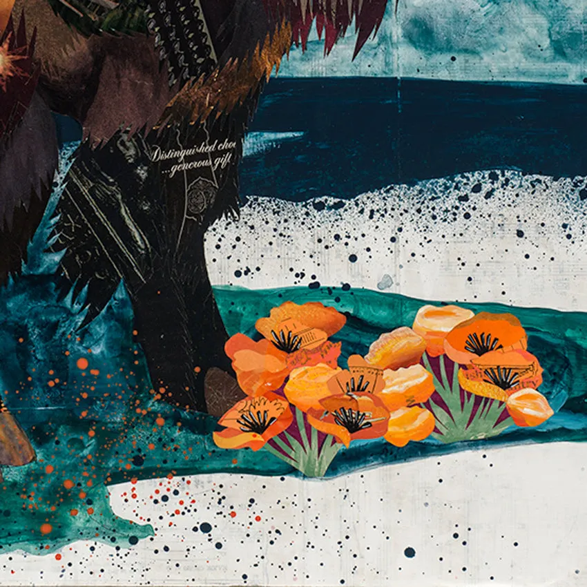 WESTWARD original paper collage