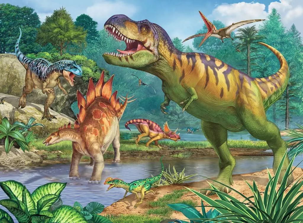 World of Dinosaurs 100 Piece Puzzle