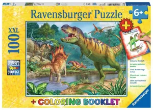 World of Dinosaurs 100 Piece Puzzle