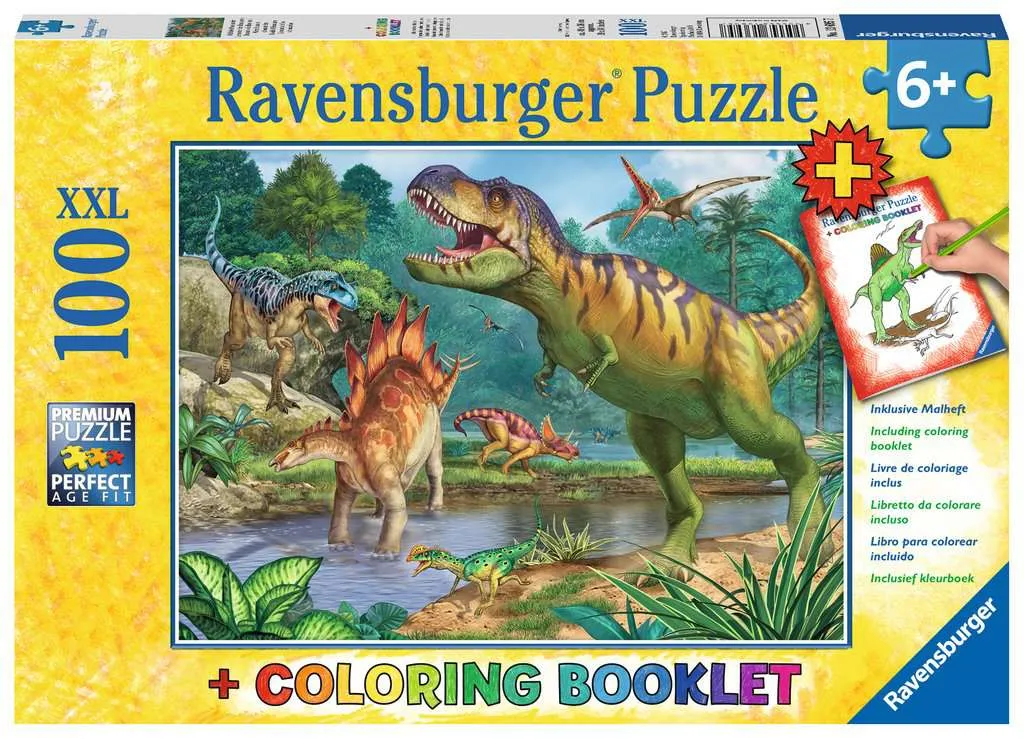 World of Dinosaurs 100 Piece Puzzle