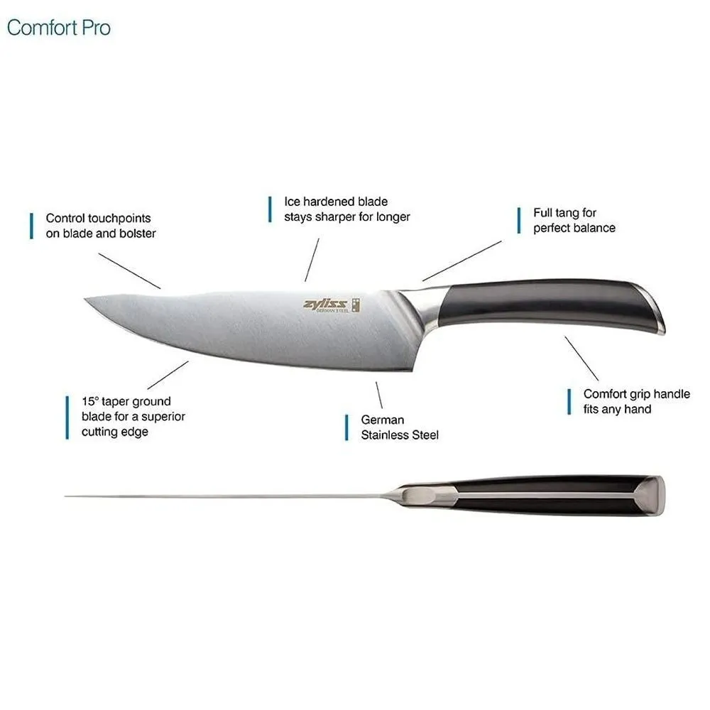 Zyliss Comfort Pro Utility Serrated Paring & Paring Knife 3 Piece Set